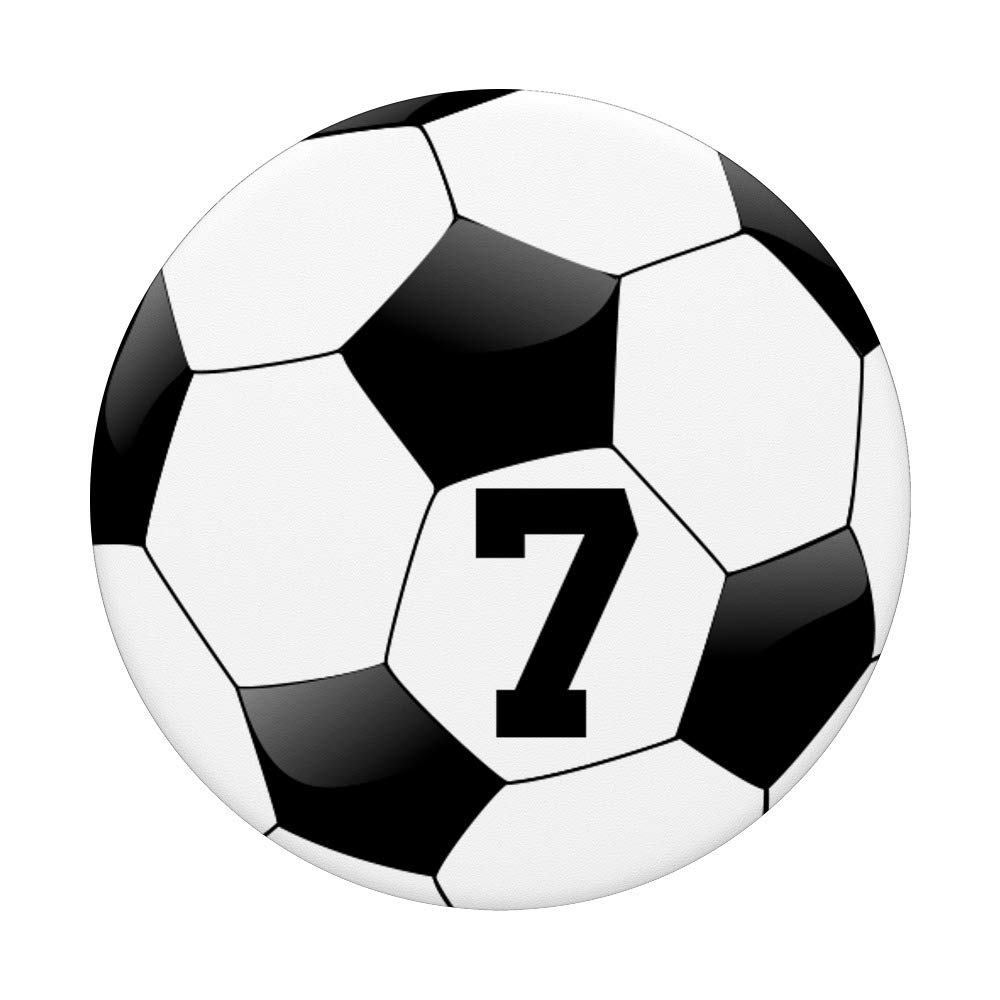 Amazon.com: Soccer Number 7 Boys 7th Birthday Ball Player Zx